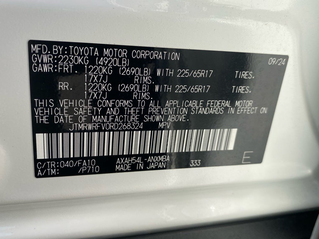 2024 Toyota RAV4 Hybrid Hybrid XLE