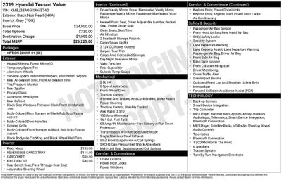 2019 Hyundai Tucson Value