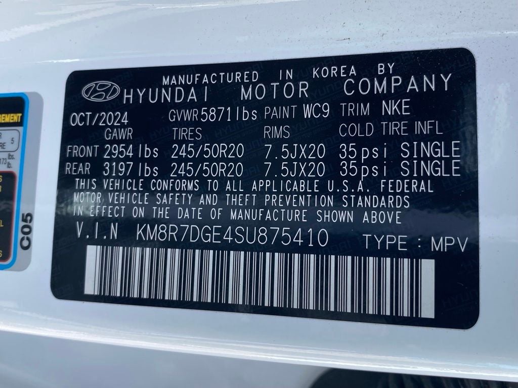 2025 Hyundai Palisade Calligraphy Night Edition