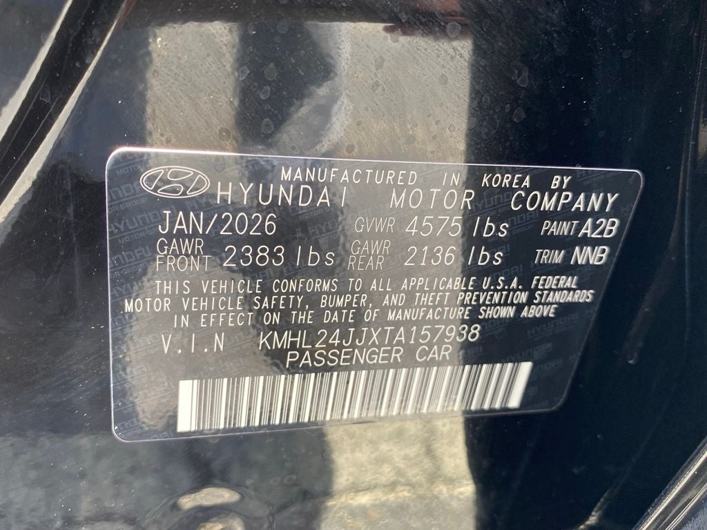 2026 Hyundai Sonata Hybrid Blue