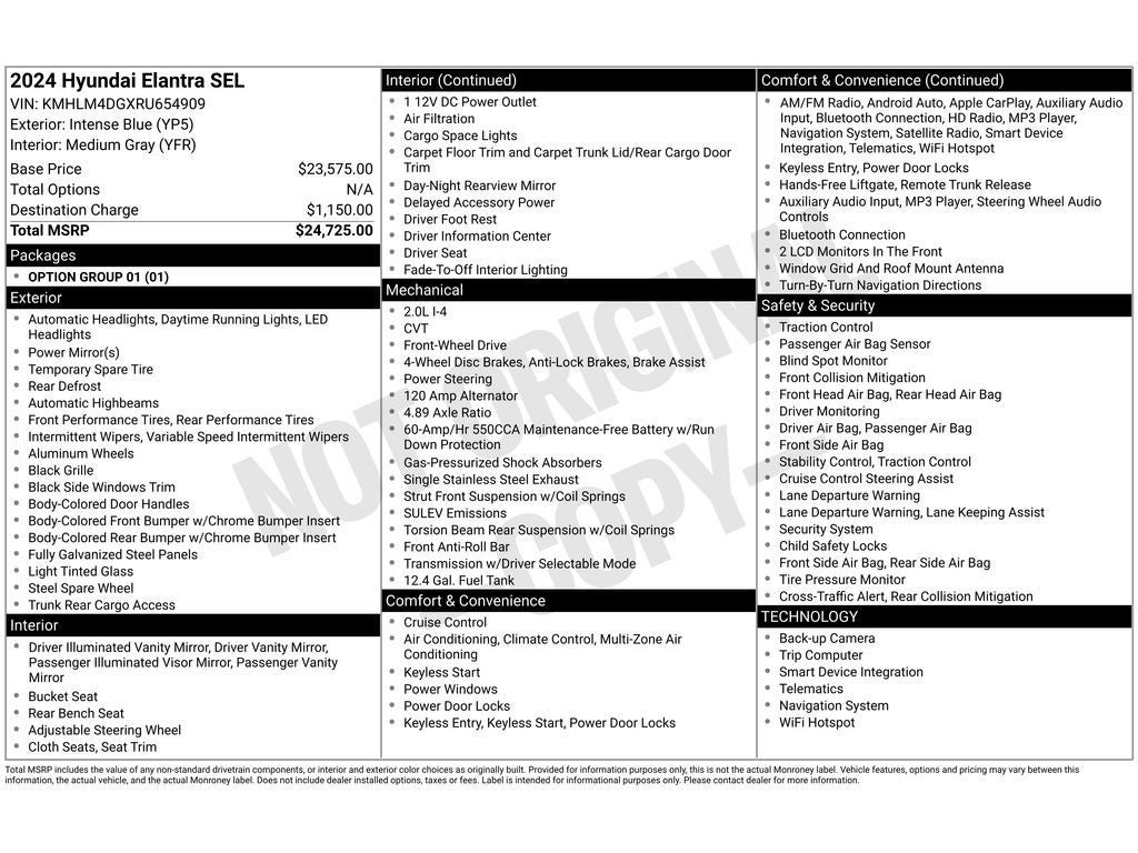 2024 Hyundai Elantra SEL